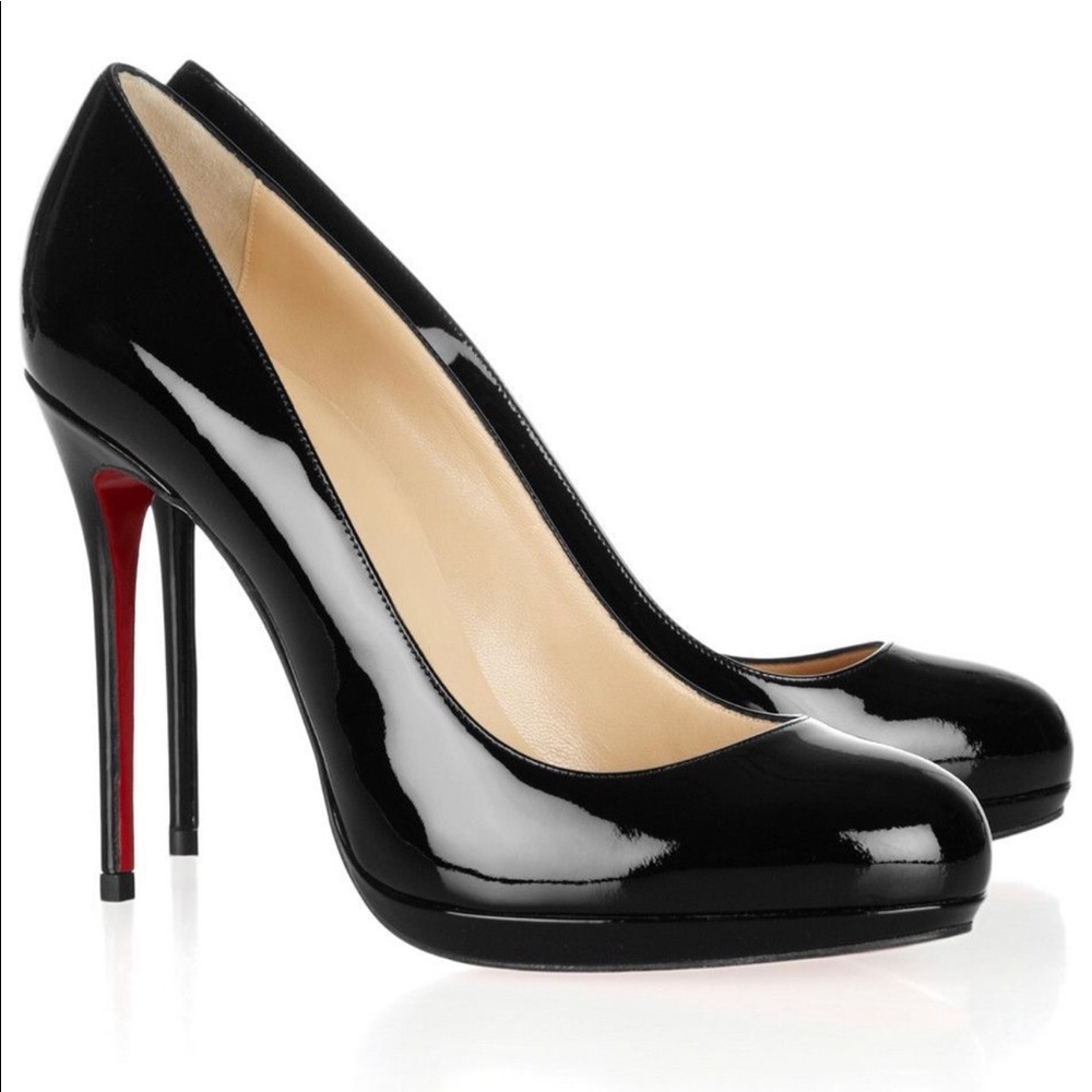 Christian Louboutin FILO 120 Patent WORN.